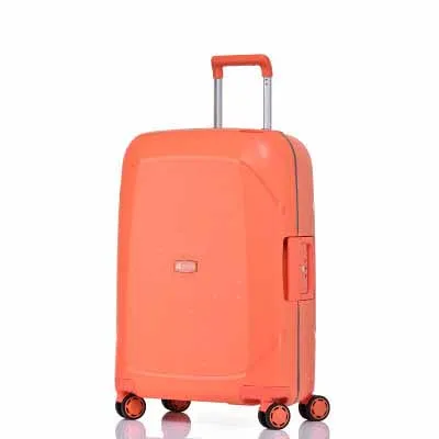 orange Letrend модный чемодан на колёсиках, Сверхлегкий чемодан, чемодан на колесиках, Женская дорожная сумка, Студенческая кабина, багаж, багажник - Цвет: orange