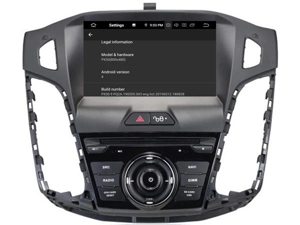 ELANMEY Расширенный gps навигация для FORD FOCUS 2012 автомобильные аксессуары android 9,0 автомобильный DVD Мультимедиа Радио Стерео bluetooth
