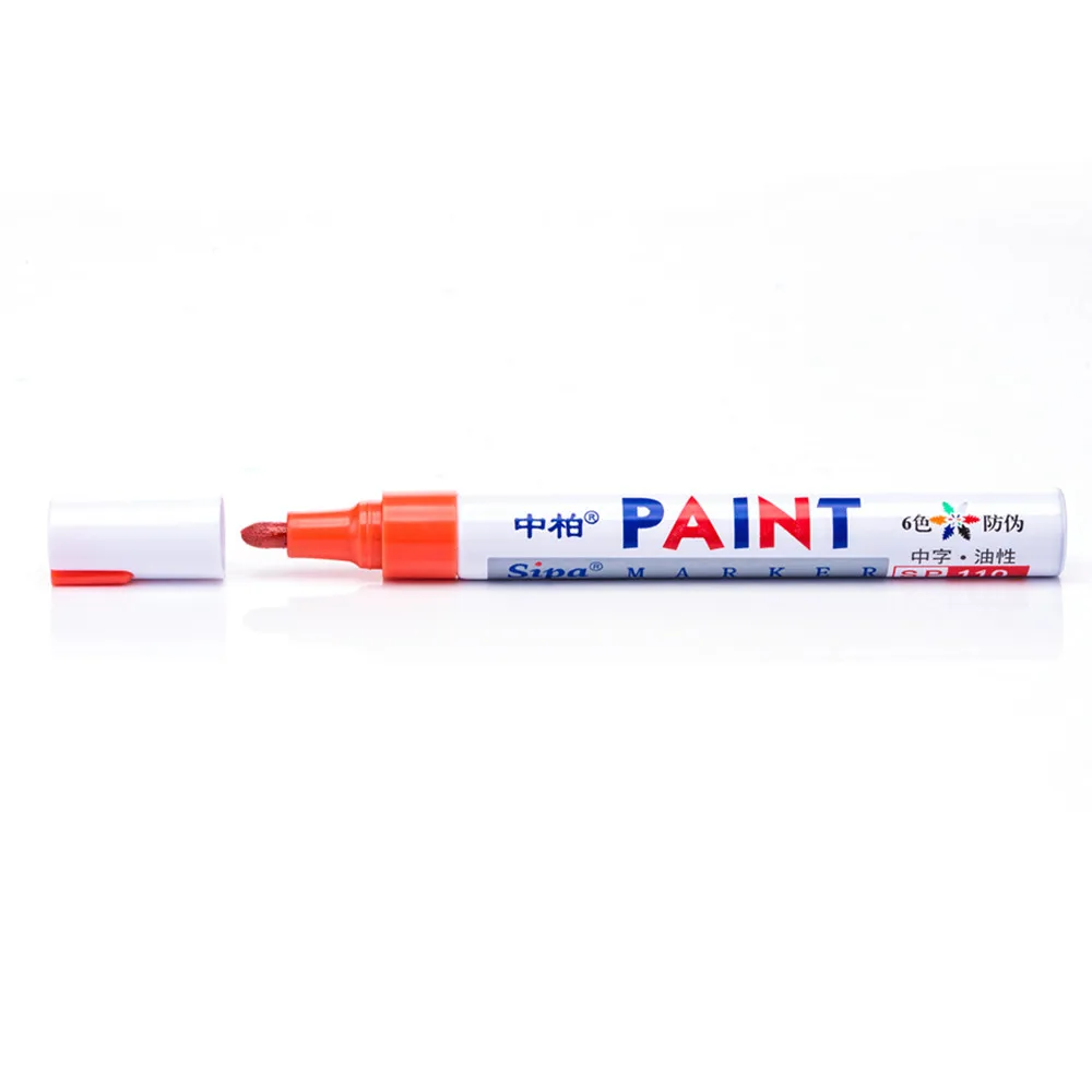 12 видов цветов Перманентный маркер Красочные водонепроницаемые масляные ручки