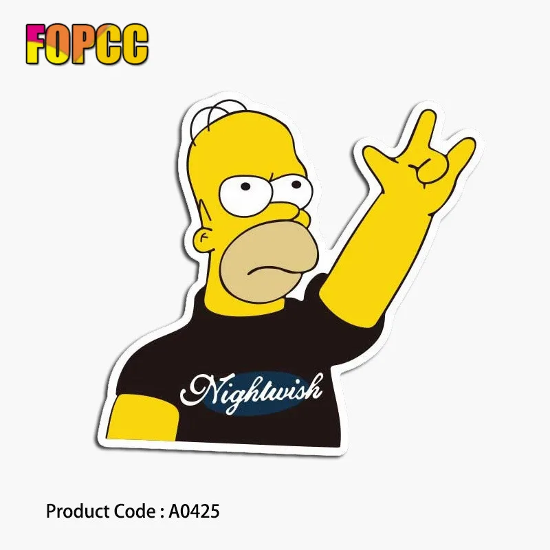 Стикеры A0131 Simpsons мультяшный персонаж наклейки для багажа ноутбука на холодильник