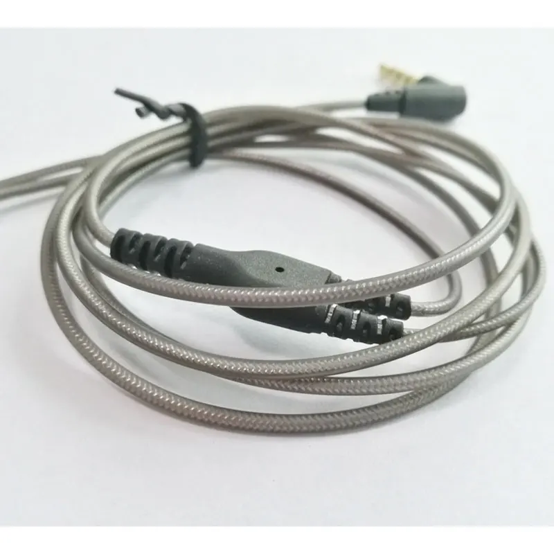 Кабель для наушников Shure SE215 SE315 SE535 SE846 шнур с микрофоном и регулятором громкости