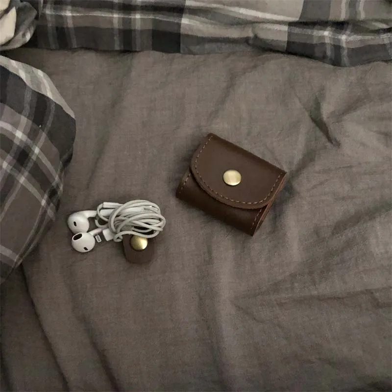 Мини наушники на молнии сумка для хранения sd карт переноски круглый чехол