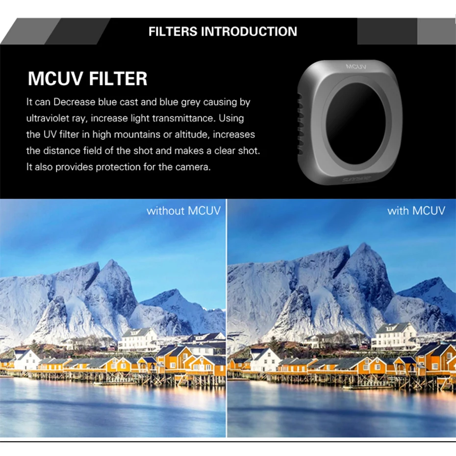 1 шт. аксессуары для DJI Mavic 2 Pro UV MCUV CPL Polar ND4 ND8 ND16|Фильтры| |