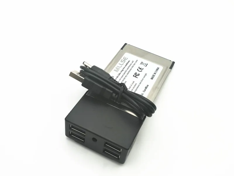 USB 2.0 4 Порты концентратора PCMCIA CardBus адаптер для ноутбука | Компьютеры и офис