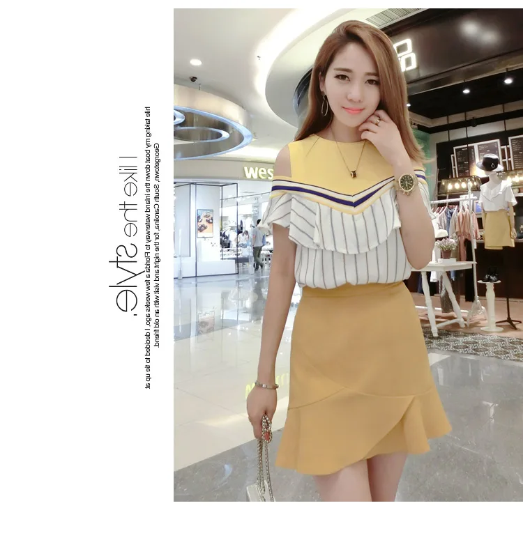 

Women Summer Stretchy High Waist Short Fishtail Cotton Skirt Pencil Skirt Ruffled Ladies OL office Skirts Saia Fishtail