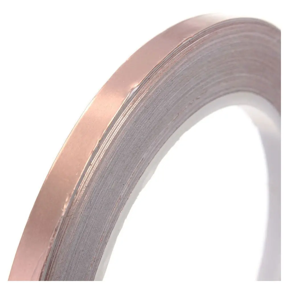 HOT 6mmx20 м рулон Медный Лист самоклеящаяся Лента Медная Фольга|foil tape|foil copperfoil roll |