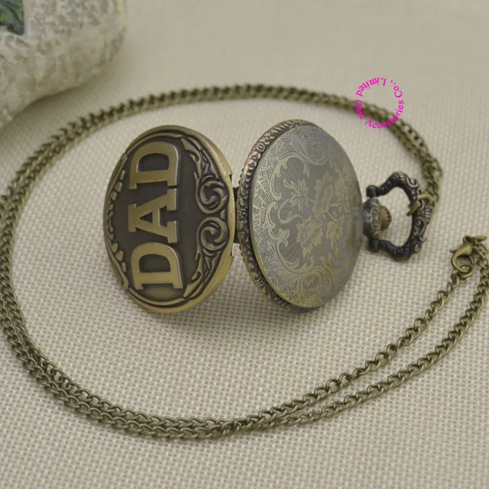 Оптовая Продажа Модные кварцевые карманные часы &quotпапа&quot женский классический