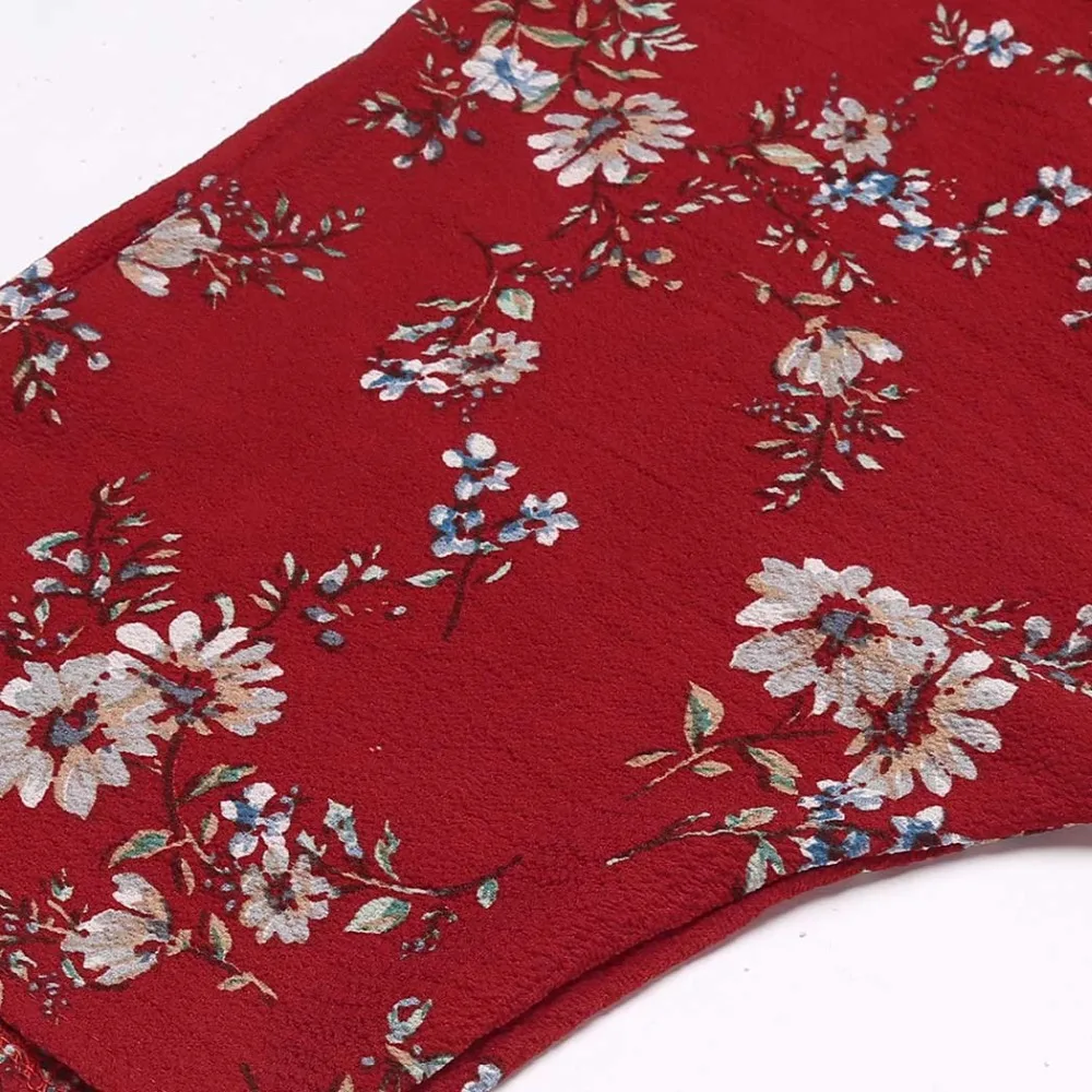 Meaneor новое летнее пляжное платье Бохо с цветочным принтом женское сексуальное