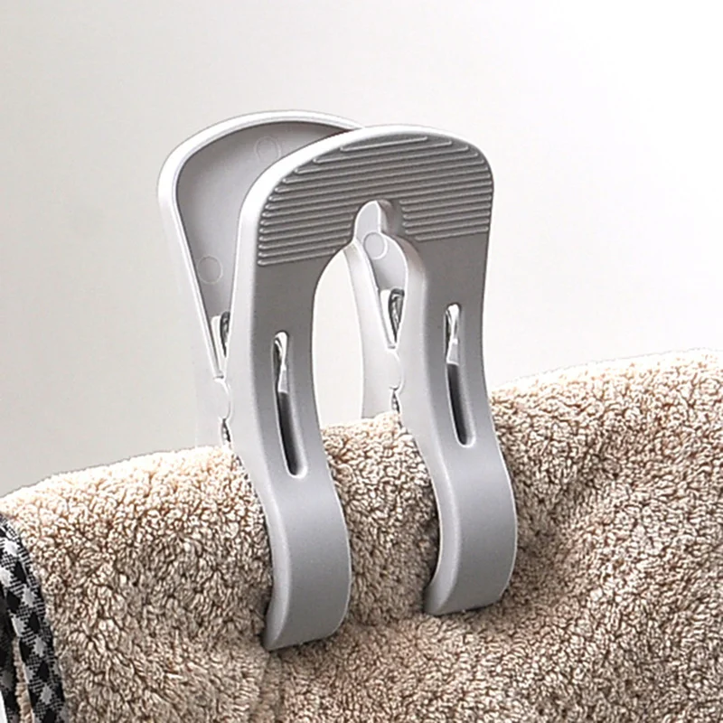PC Sturdy Plastic Plus Windproof Anti-fall Wear Garment Large Clip Quilt Drying ClothespinClips PP Material Home Supplies | Дом и сад