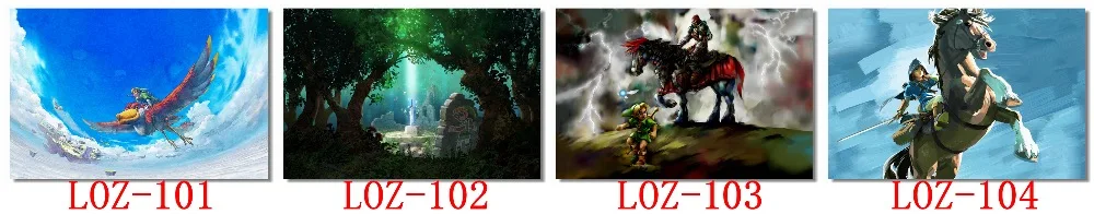 Пользовательские холст настенные украшения Zelda карта Hyrule плакат Легенда о Zelda обои спальня кафе офис настенные стикеры Фреска#0832