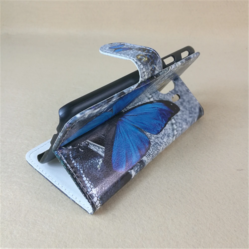 Новый дизайнерский чехол книжка с бабочкой и цветочным флагом для Samsung Galaxy J2 Core J260