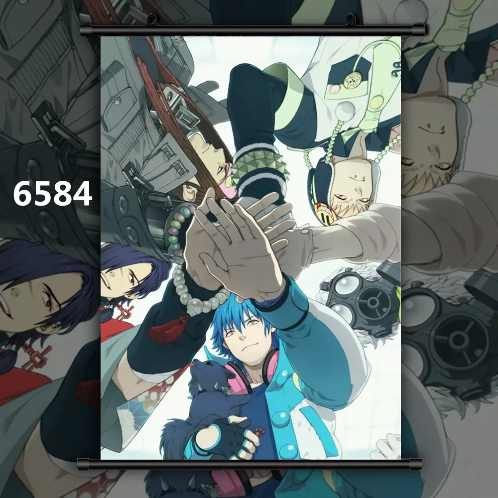 6584 Драматическое убийца группа серагаки Aoba Noiz Аниме Манга настенный плакат свиток D - Цвет: 6584