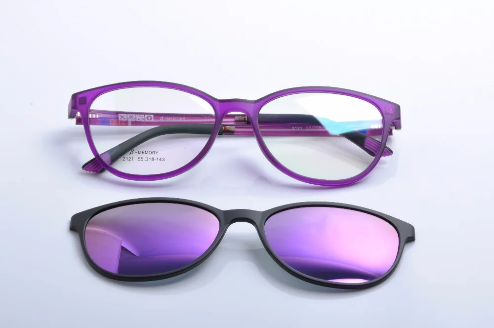 

DEDING Glasses with Magnetic Clip on Sunglasses Myopia Driving Glasses Polarized Sunglasses Clip on Sun Glasses DD1404