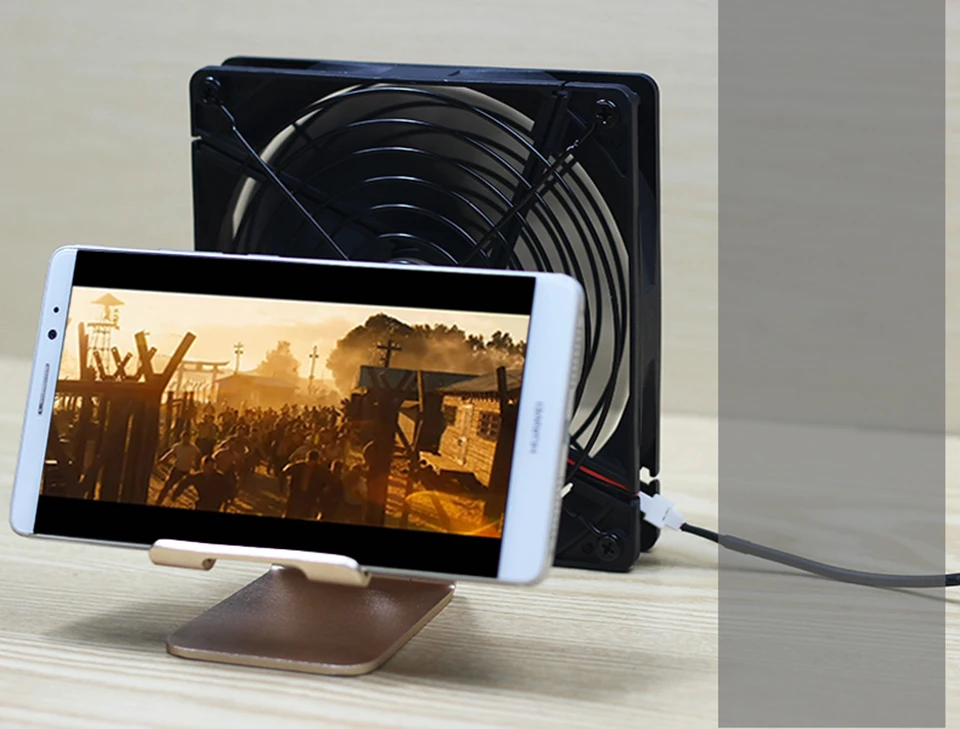 Компьютер/ПК USB 5 в 140 мм настольный вентилятор беспроводной Wifi держатель для маршрутизатора кулер ТВ приставка поддержка радиатора коробка для домашних животных кронштейн радиатора