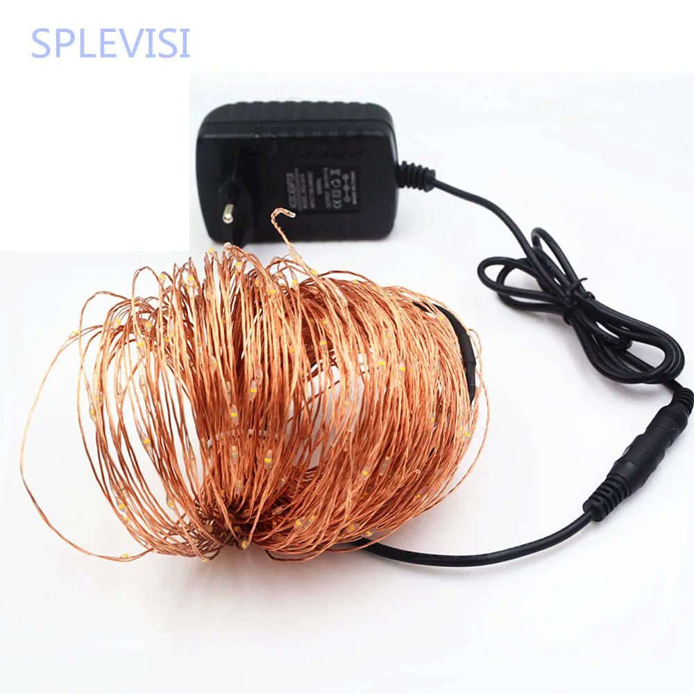 SPLEVISI 50 м 164Ft 500 светодиодный Сказочный светильник Рождественская гирлянда окна
