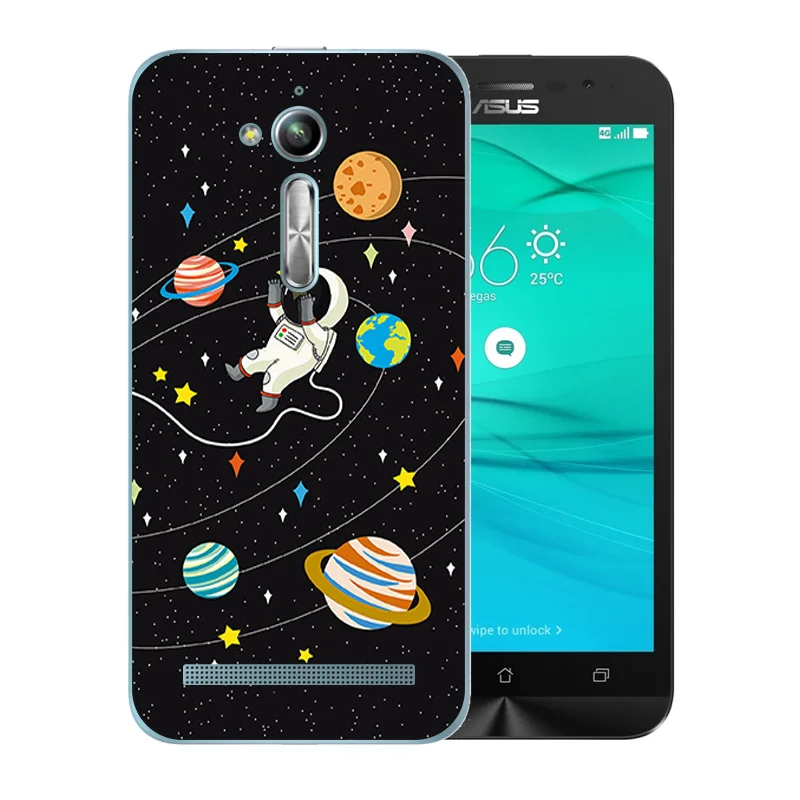 5 0 дюйма для Asus Zenfone Go ZB500KL чехлы телефонов мягкий ТПУ чехол с рисунком льда