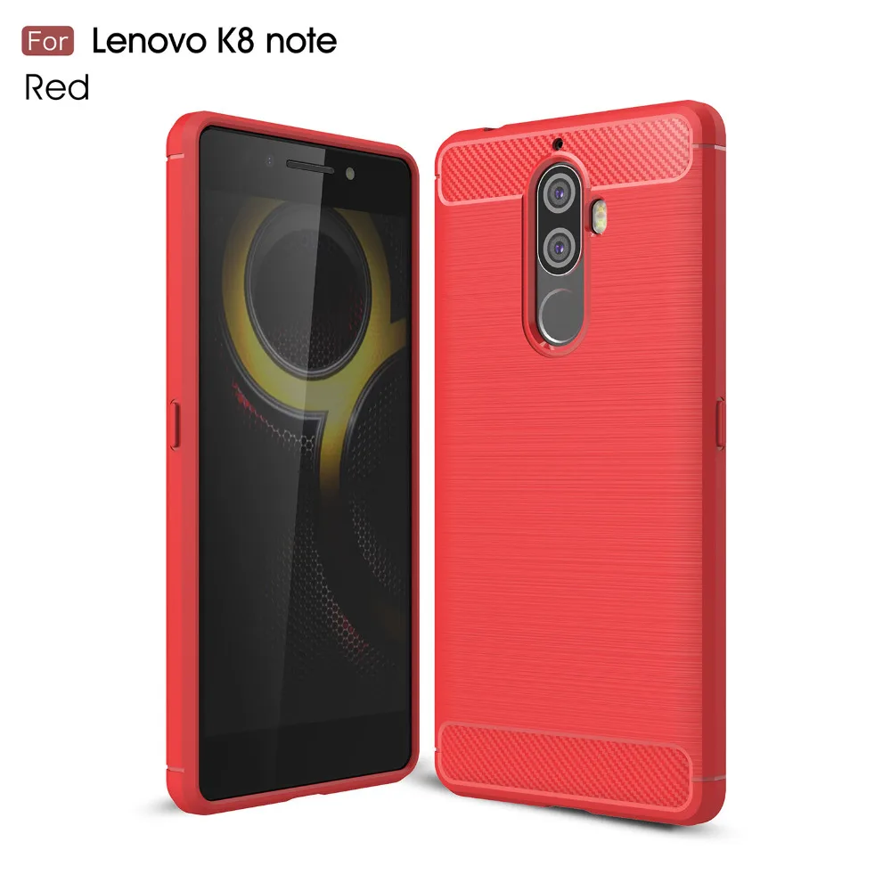 Чехлы для мобильного телефона Lenovo K8 note 30 шт./лот углеродное волокно прочная броня