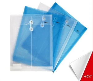 6 шт Водонепроницаемый прозрачный веревка книга A4 Бумага Сумка-папка для документов типа гармошка Стиль дизайн документ прямоугольник для офиса и школы