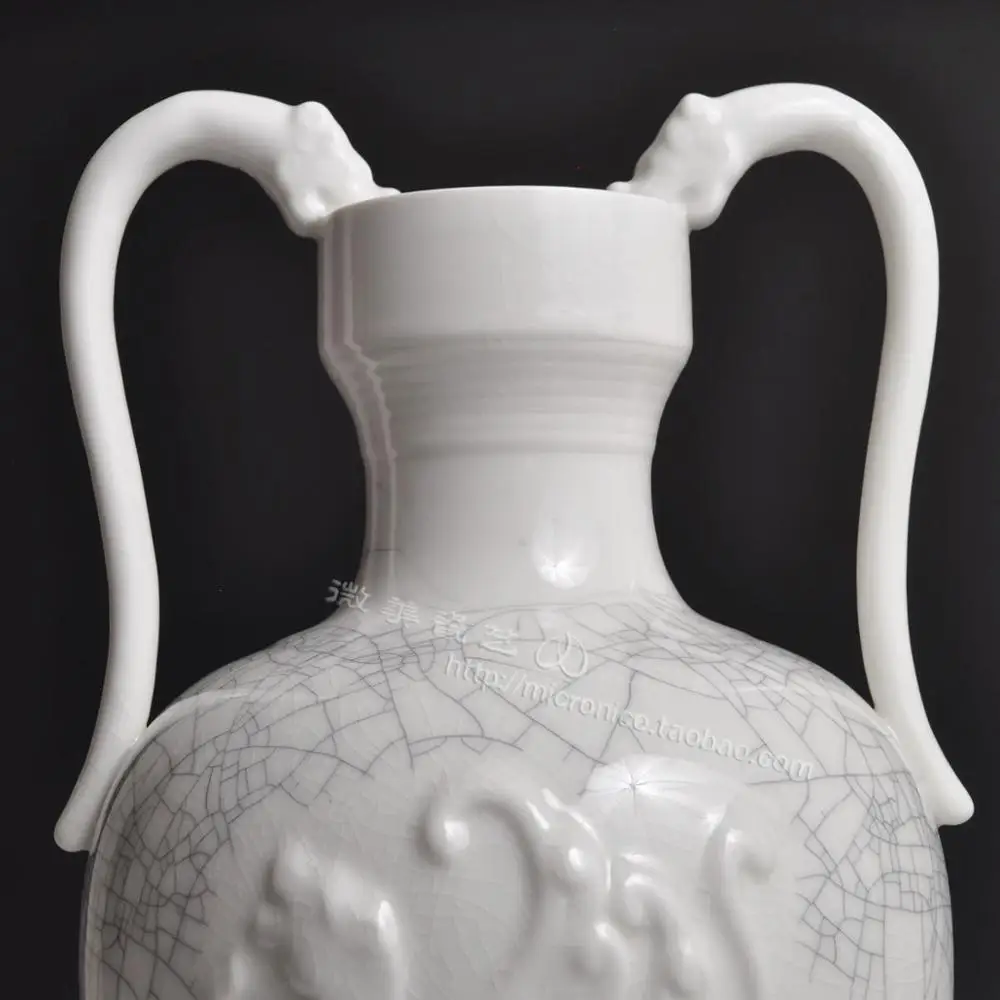 Антикварная ваза из глазури в виде дракона летающего тигра керамическая бутылка