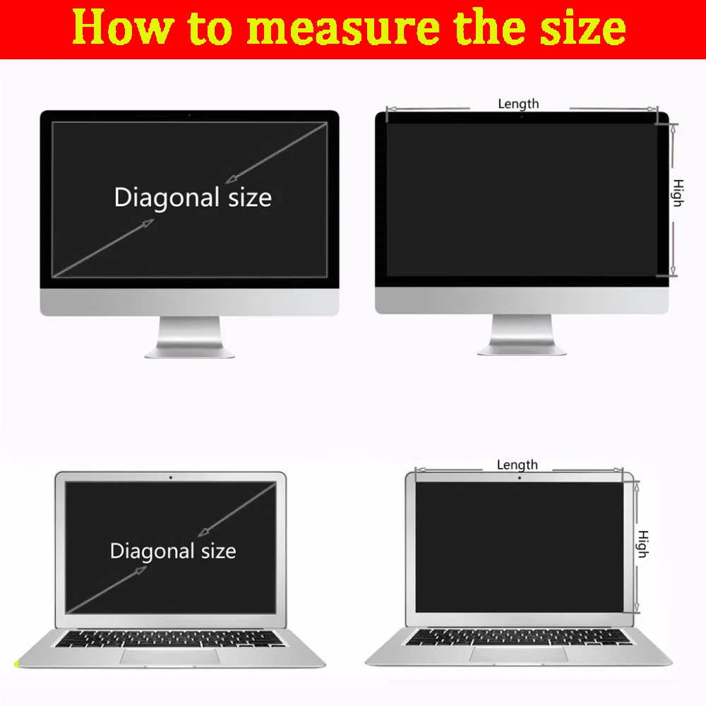 

19.5 inch (433mm*240mm) Privacy Filter Anti-Glare LCD Screen Protective film For 16:9 Widescreen Computer Notebook PC Monitors