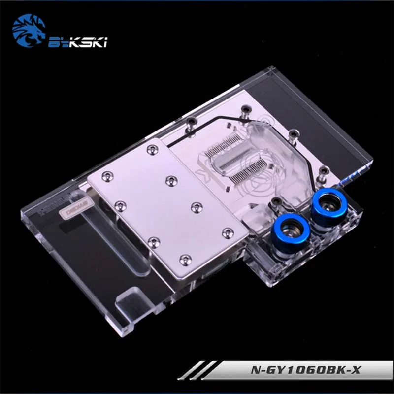 Водяной блок Bykski N-GY1060BK-X GPU для Galaxy GTX1060/GAINWARD GTX 1060 6G/3G с полным покрытием Видеокарта