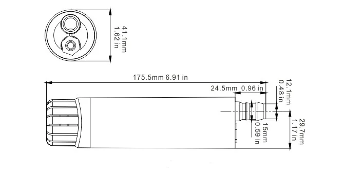 Лодка RV Морской 12 V Погружной встроенный насос 280 GPH для дизельной воды и соленой воды