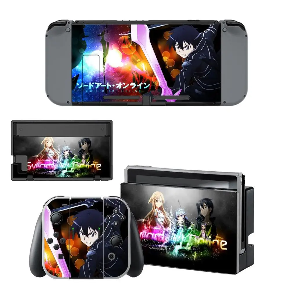 YSNS0667 Sword Art Online kingd наклейка для кожи с переключателем, наклейка с переключателем, совместимая с Nintendo doswitch консолью, Joy-Con, контроллером - Цвет: YSNS0667