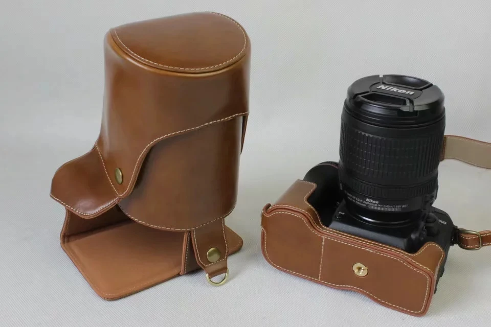 Чехол для камеры из искусственной кожи Deluxe Edition с чехлом хранения Nikon D3200 D3100 D3300