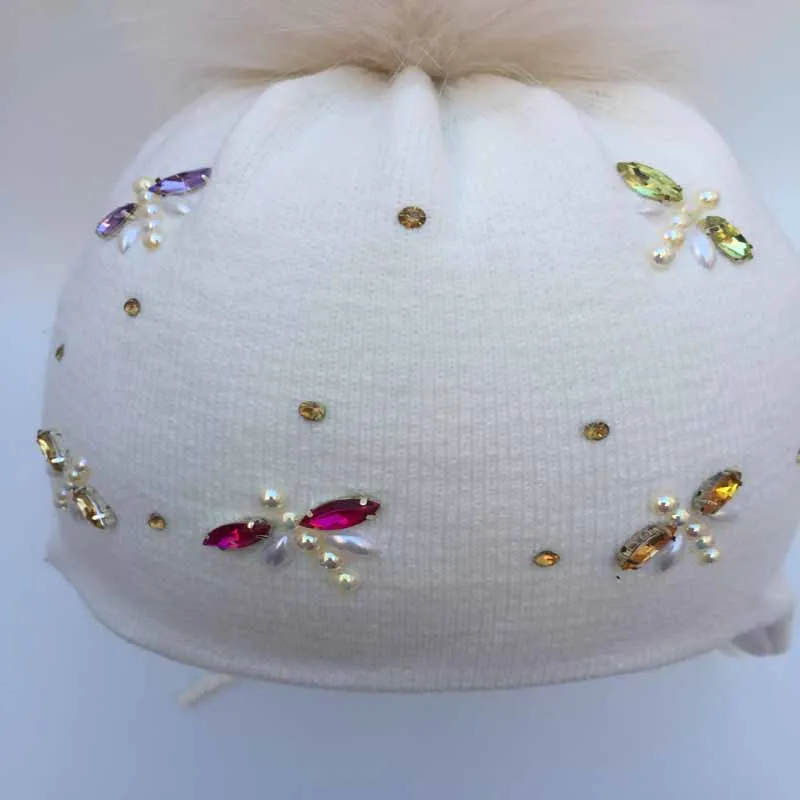 MTTZSYLHH children's winter hat girls knit brand new thick warm | Аксессуары для одежды