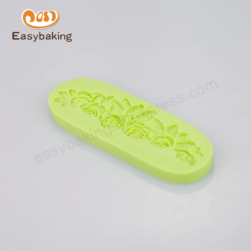 Рельефные 3D силиконовые формы украшения для свадебного торта помадки мастики