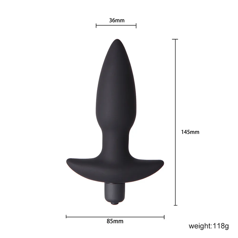Anal Plug Vibrator Silicone Waterproof Bullet Butt Plugs Prostate Massager Sex Product For Men Women Adult |