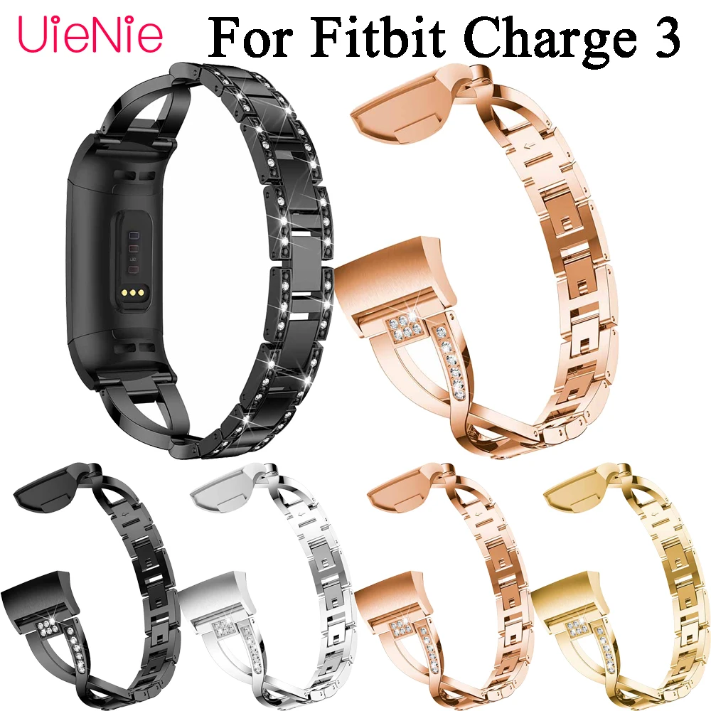 

Ремешок из алюминиевого сплава для Fitbit Charge 3 frontier/классический ремешок на запястье для Fitbit Charge 3 Аксессуары для смарт-часов