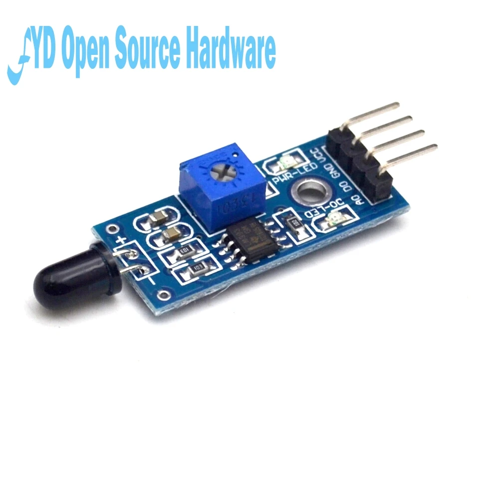 4 контактный датчик пламени модуль обнаружения огня источник зажигания