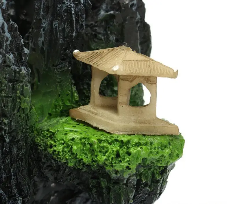 Aquarium Coral Rock Cave Ornament Mountain View Rockery Hiding Fish Tank Decor | Дом и сад