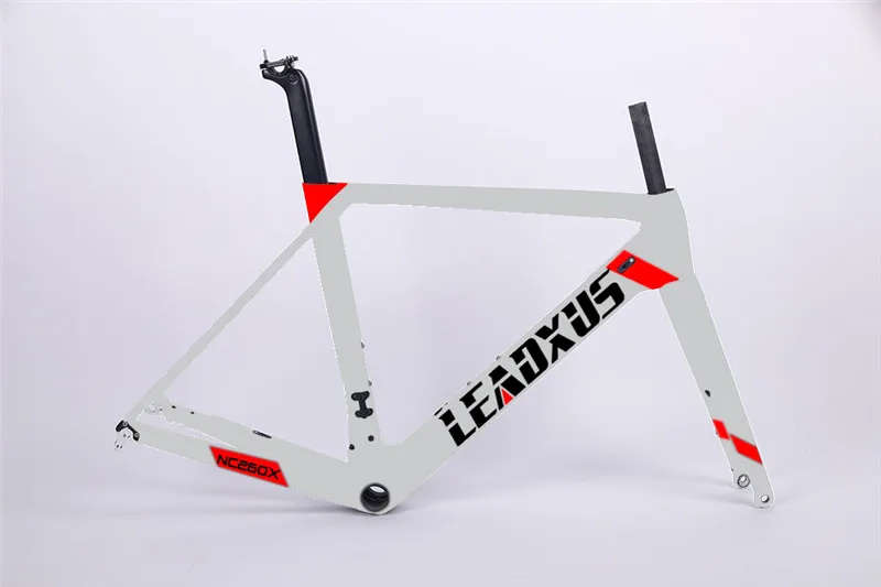 LEADXUS NC260X дисковые тормоза карбоновая рама для шоссейного велосипеда углеродное волокно T800 велосипед с дисковым тормозом рама XS/S/M/L/XL