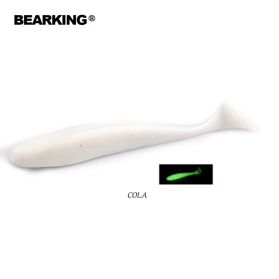 COL.A BEARKING Shiner 5 см 7,5 см 10 см воблеры для Горячие мягкие приманки для рыбалки, силиконовые искусственные двухцветные приманки - Цвет: COL.A