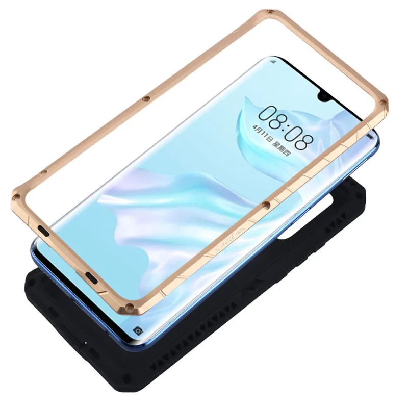 Для huawei 30 Pro корпус авиации Алюминий сплав металл+ кремнезема задняя крышка для huawei P30 Lite/P30 телефон случаях