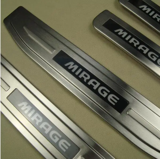 Новый автомобиль из нержавеющей стали порога пригодный для Mitsubishi 2014-2016 Mirage