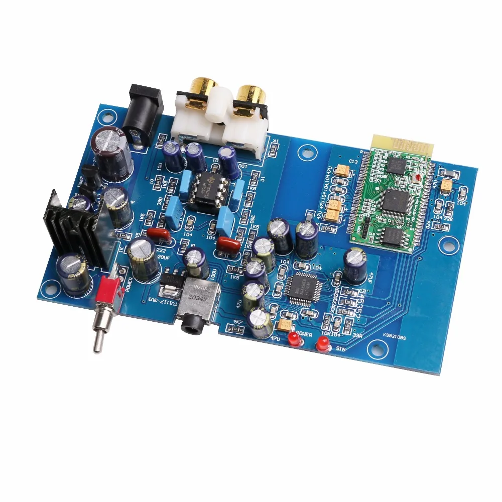 Плата декодера ЦАП AK4490 JRC5532 HIFI Bluetooth 4 0 I2S усилителя мощности 12 В постоянного