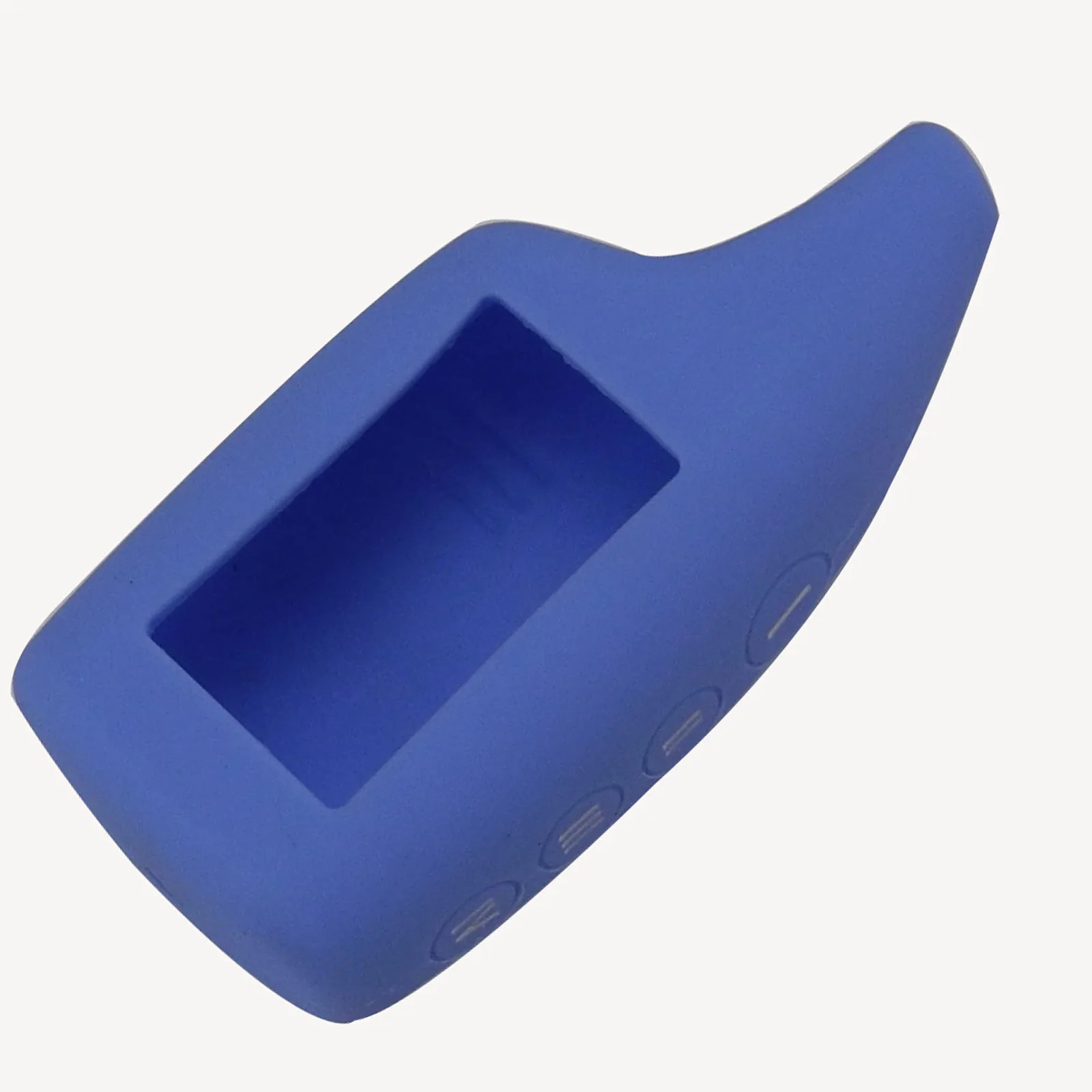 Light Blue Jingyuqin двухсторонний силиконовый чехол для автосигнализации для Scher-Khan Magicar 5 6 ЖК-пульт только подходит для ключей Scher khan Magicar M5 - Название цвета: Light Blue