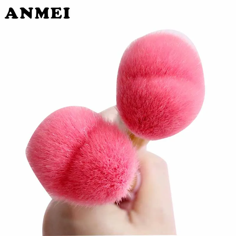 2018 Pink Heart shape brushes Concealer Powder Blush Multi-function Foundation Face Make up Brush Tools Professional Beauty Cosm | Красота и