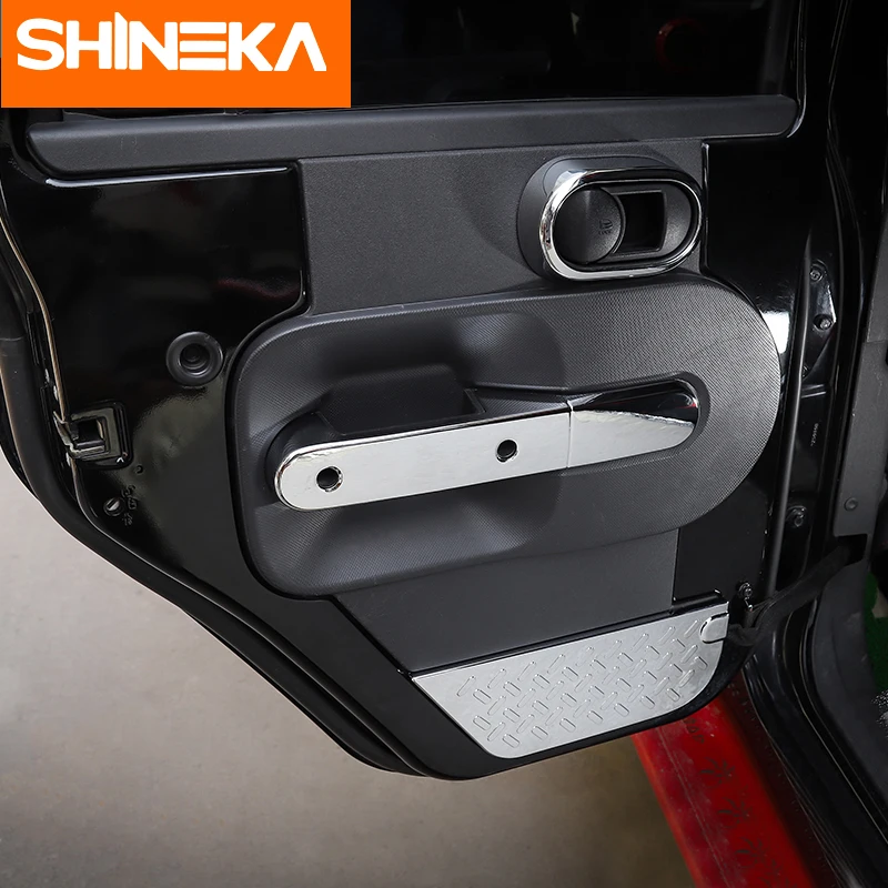 SHINEKA ABS автомобильные интерьерные дверные ручки украшения кольца крышки наклейки