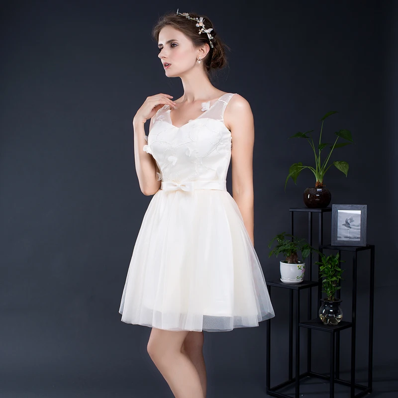 Forevergracedress Элегантные Дешевые V Средства ухода за кожей шеи платье подружки