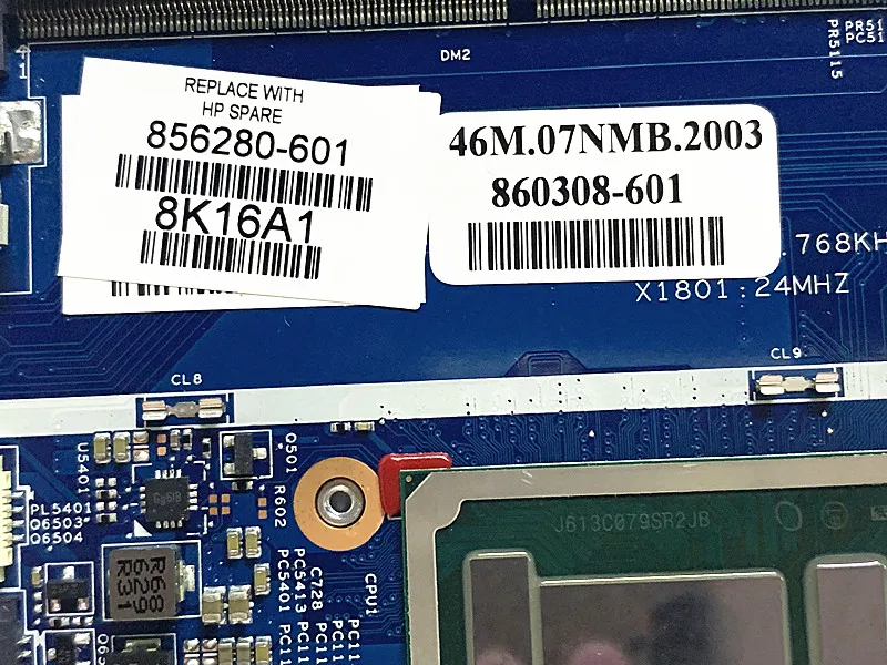 Материнская плата для ноутбука HP Envy X360 15-AQ 15T-AQ M6-AQ 856280-601 856280-501 856280-001 448.07N07.002N 100%