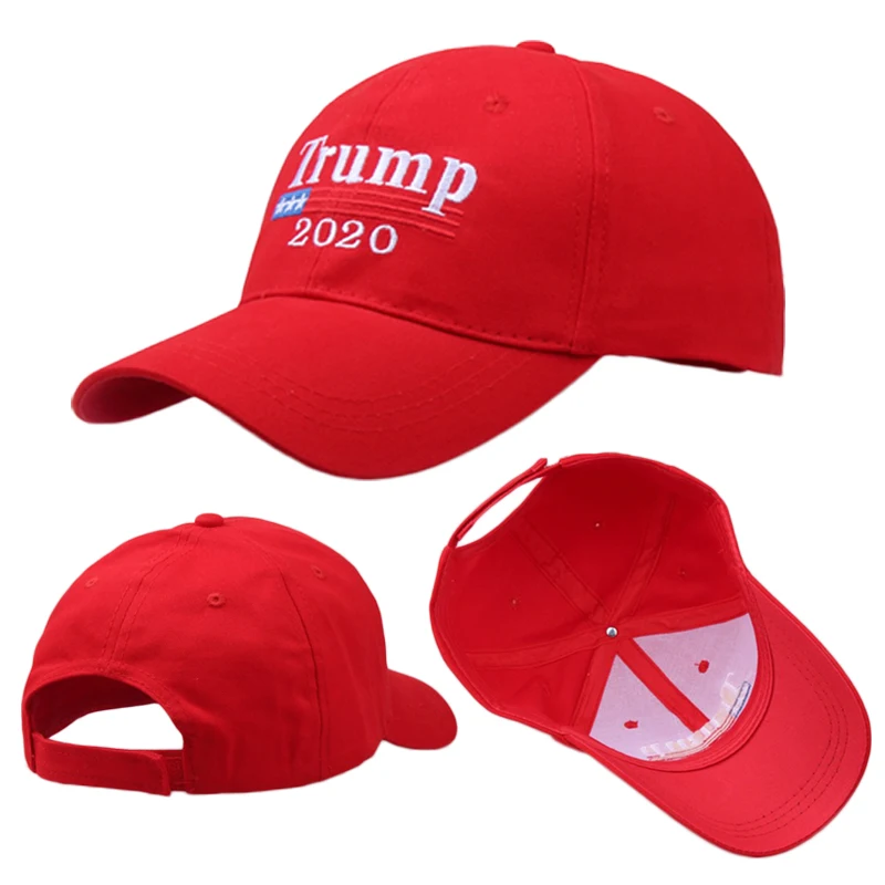 Новинка удобная бейсболка Trump 2020 черная регулируемая Повседневная Спортивная