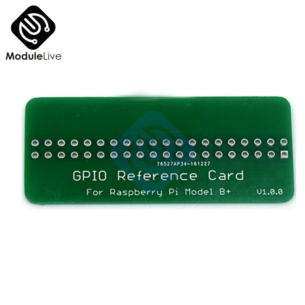 

1PC For WEMOS GPIO Reference Card Board V1.0.0 For Raspberry Pi Model B+/Pi 2/Pi 3