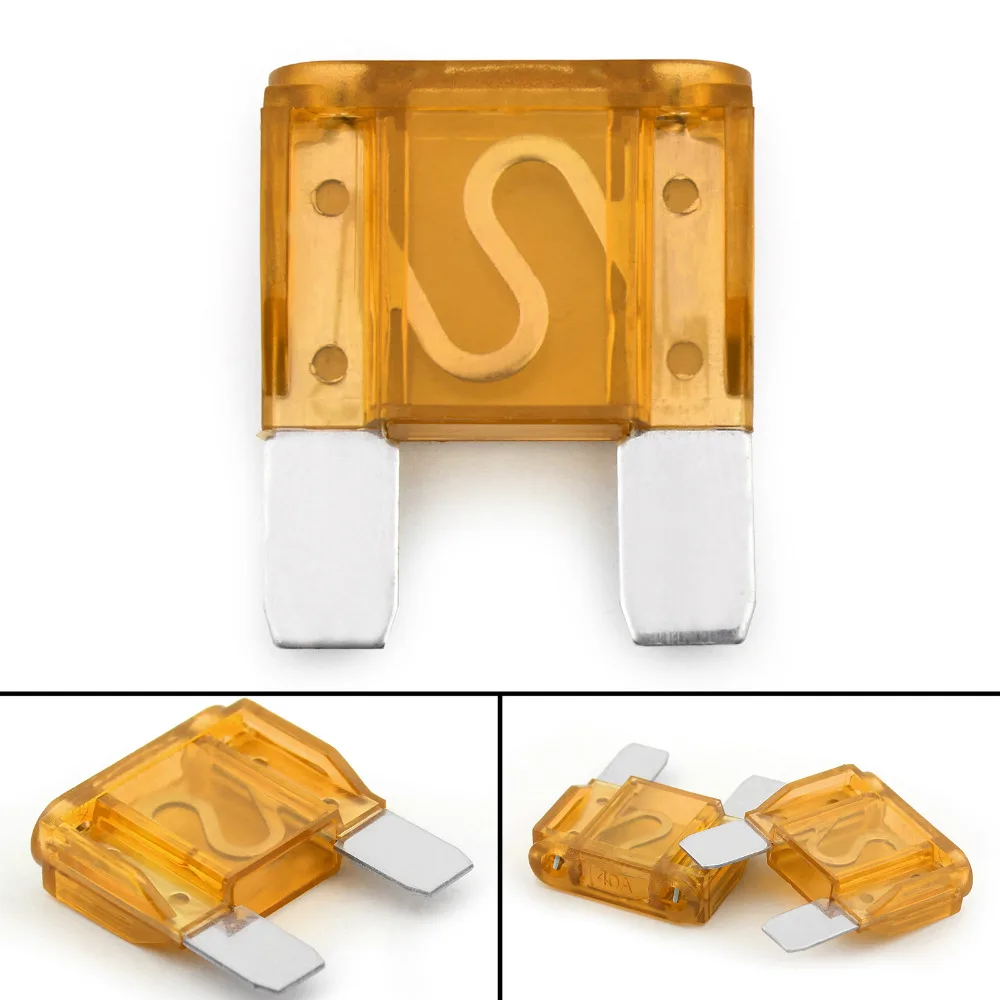 Areyourshop большое лезвие Стиль Авто Грузовик предохранитель макси 20A 30A 40A 50A 60A 70A 80A 100A 10 шт. предохранитель для автомобиля авто 32 в