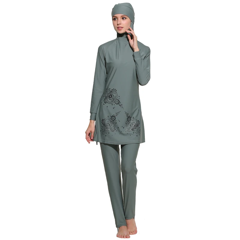 Мусульманская одежда для купания YONGSEN женский купальный костюм Burkinis Musulman женская