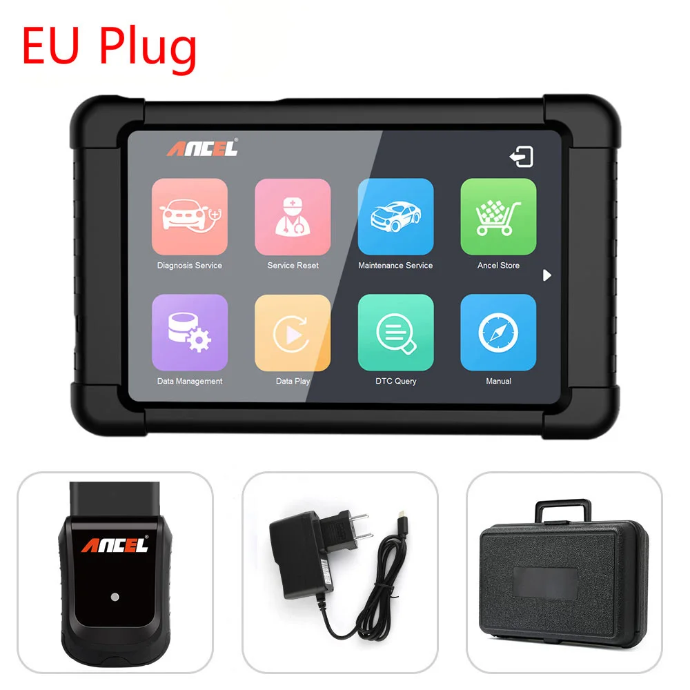 With Tablet EU Plug OBD2 OBD полная система Wi-Fi автоматический диагностический Сканнер ancel X5 Easydiag ABS SRS EPB DPF инструмент сброса масла ECU кодирование сканирующие инструменты - Цвет: With Tablet EU Plug