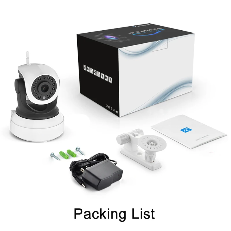 IMIEYE 720 P 1 0 мегапикселя Беспроводной IP Камера Wi-Fi Ip P2P Plug & Play Micro SD карты памяти